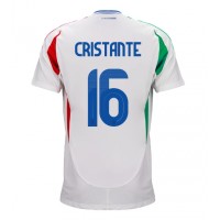 Taliansko Bryan Cristante #16 Vonkajší futbalový dres ME 2024 Krátky Rukáv